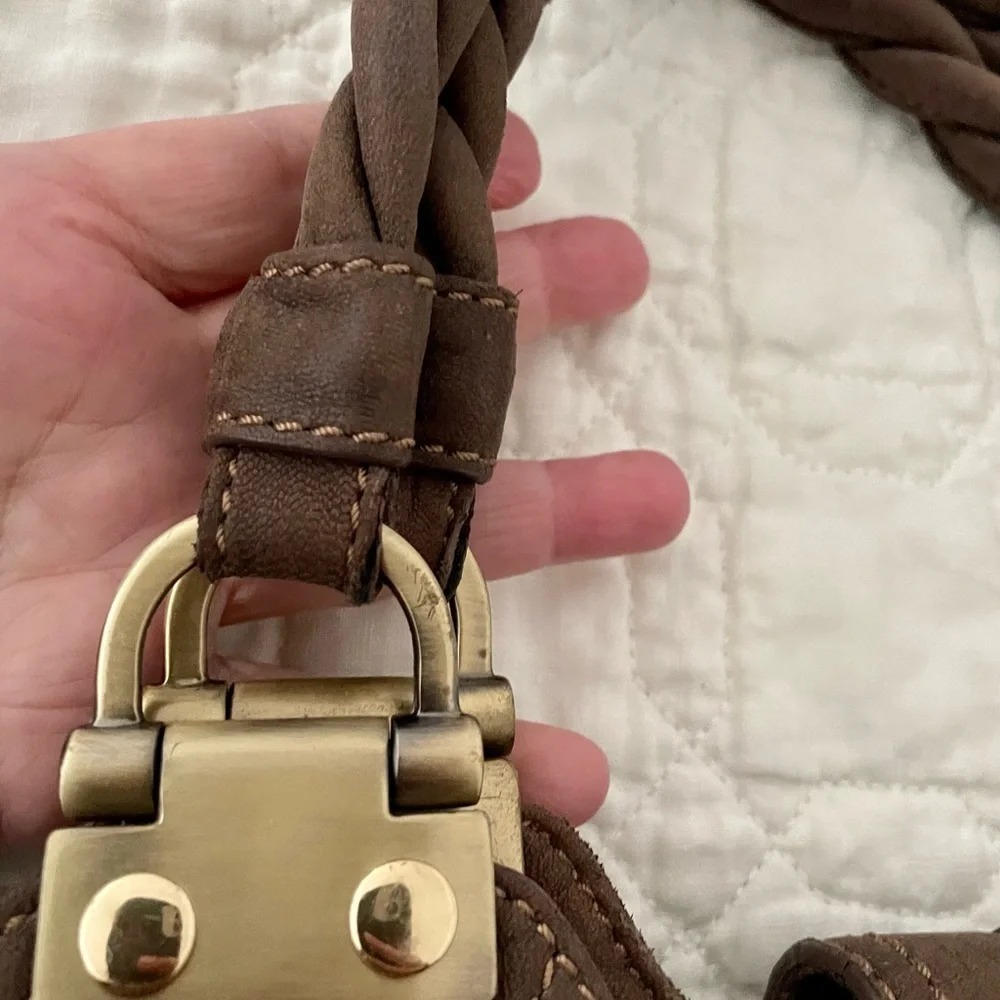 Large Sueded Rafe New York Handbag - Picture 4 of 11